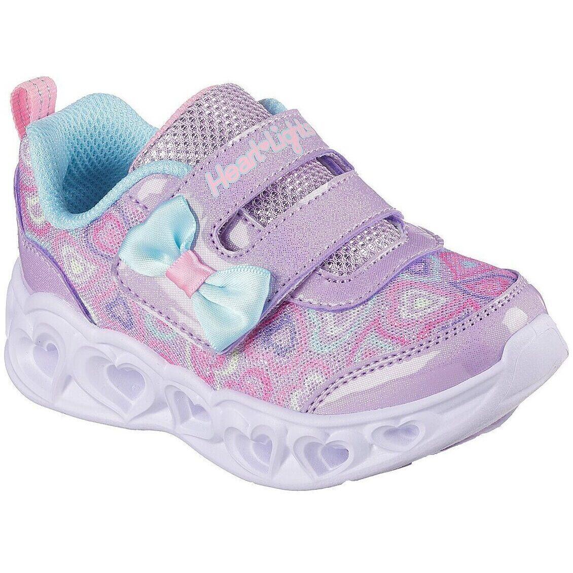 Calçado skechers s lights-heart ligh, roxo, crianças