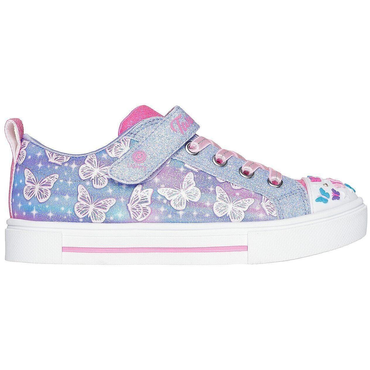 Baskets Skechers Twinkle Sparks - Omb, Violet, Enfants 3/5