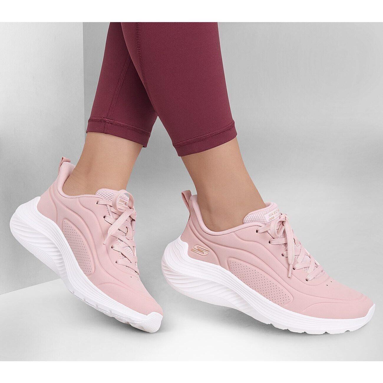 Scarpe da ginnastica Skechers Bobs Squad Waves-jus, Rosa, Donne 3/3