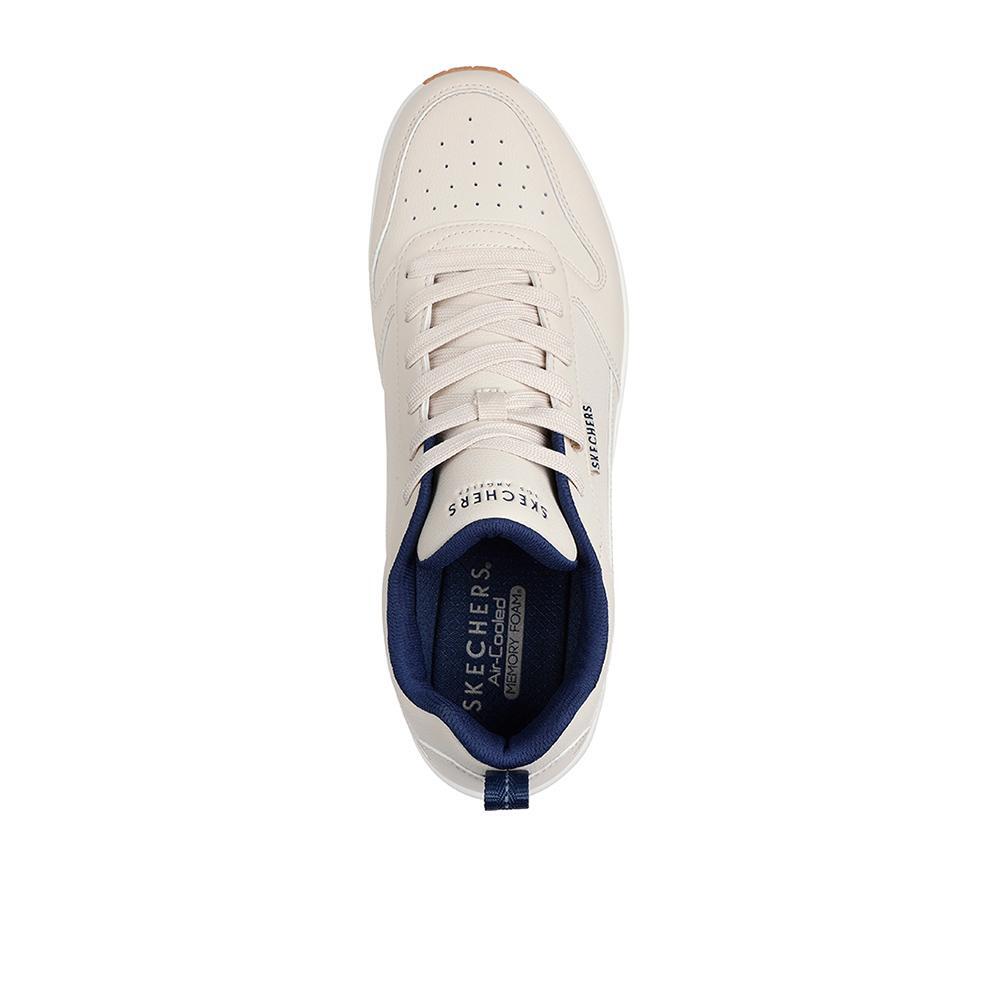 Skechers Uno - Alder Trainers-White/Blue 3/5