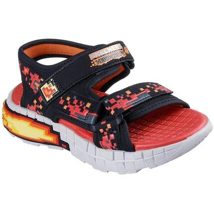 Sandalen Skechers Mega-splash 4k, Schwarz, Kinder
