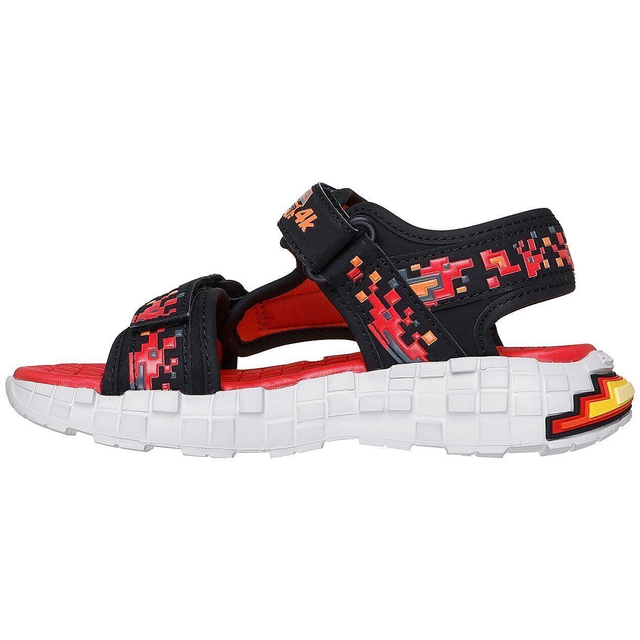 Sandály Skechers Mega-splash 4k, černé, dětské 4/5