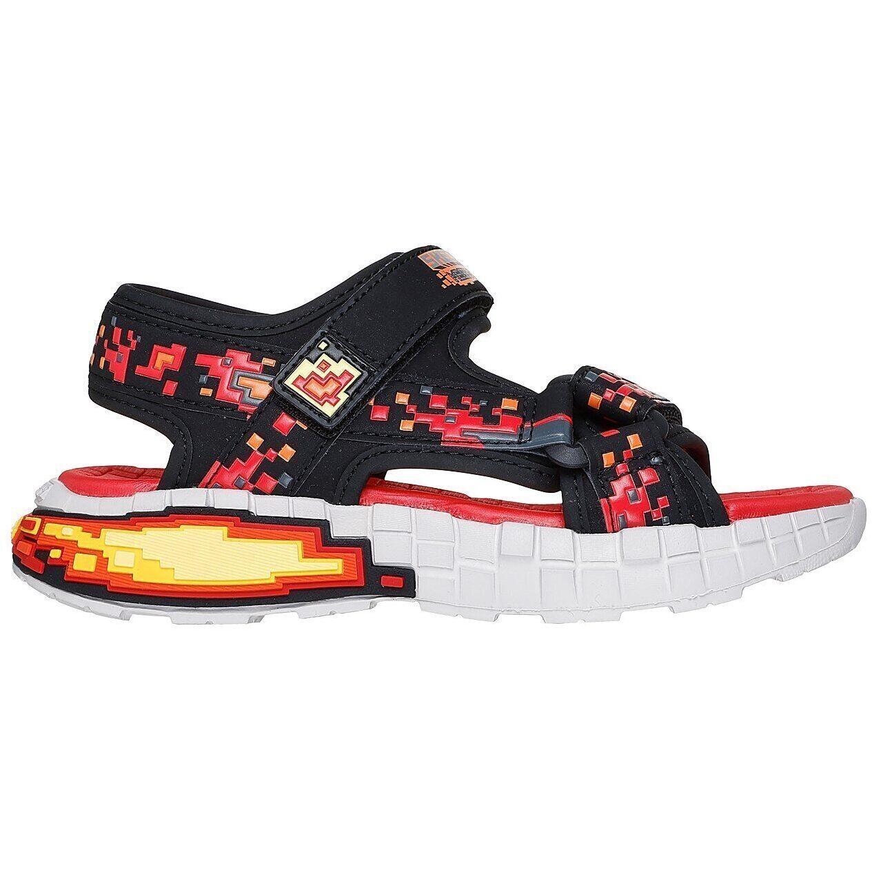 Sandály Skechers Mega-splash 4k, černé, dětské 3/5