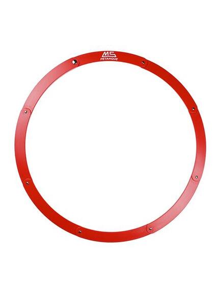 Cercle de pétanque pliant MS Pétanque rouge