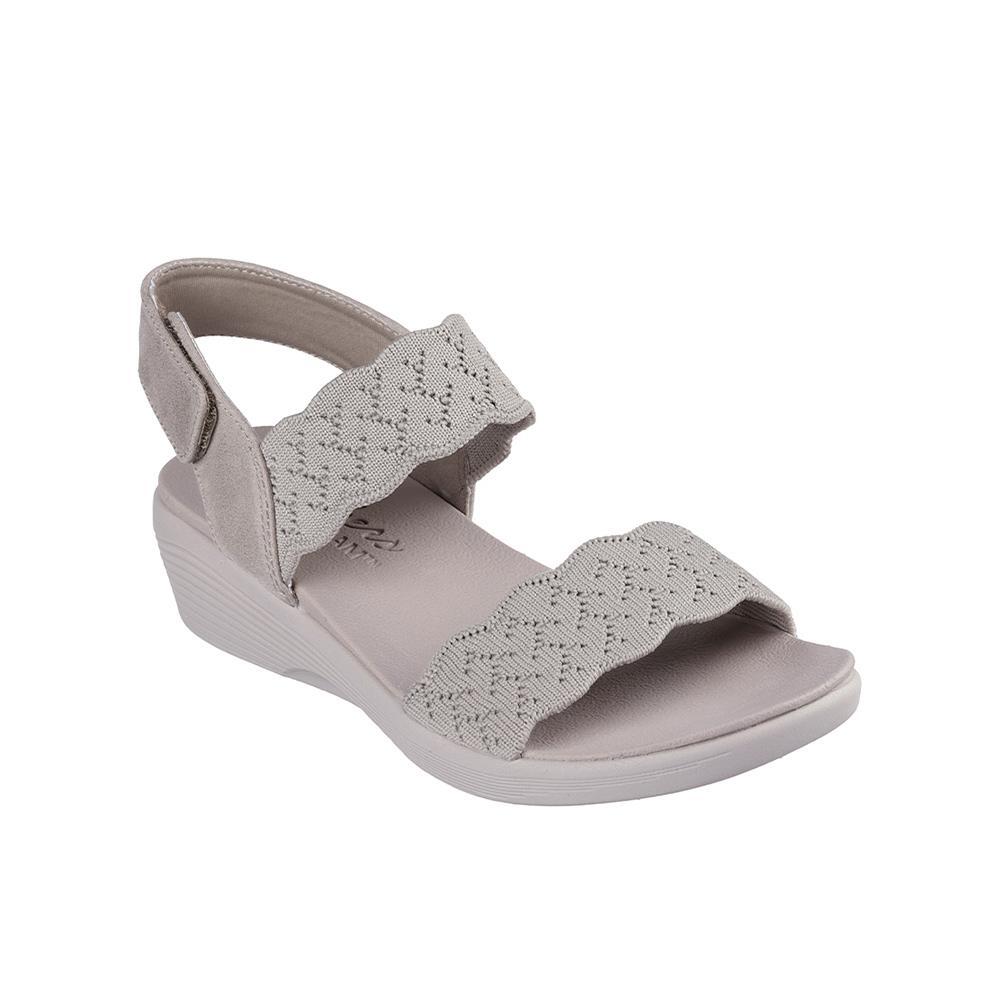 SANDALE FEMME Skechers Arya - On The Rise doux tissu GRIS 2/5