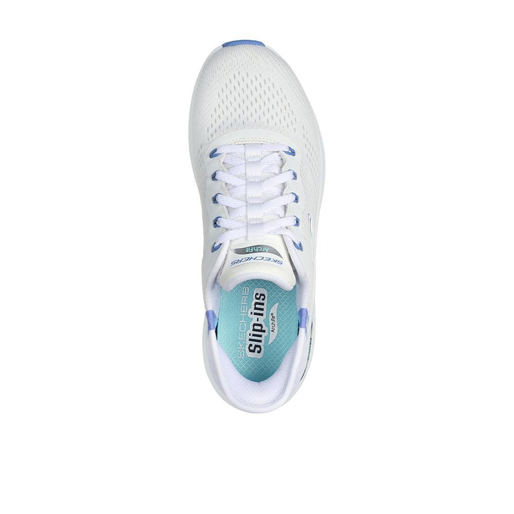 Sapatilhas Skechers Mulher Arch Fit 2.0 - Easy Chic Branco 3/4