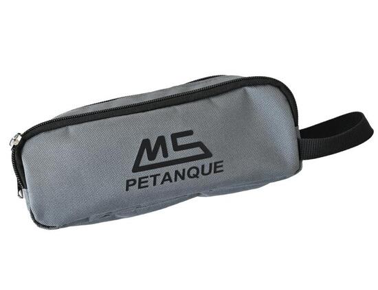 Pochette de pétanque 3 boules MS PETANQUE grise