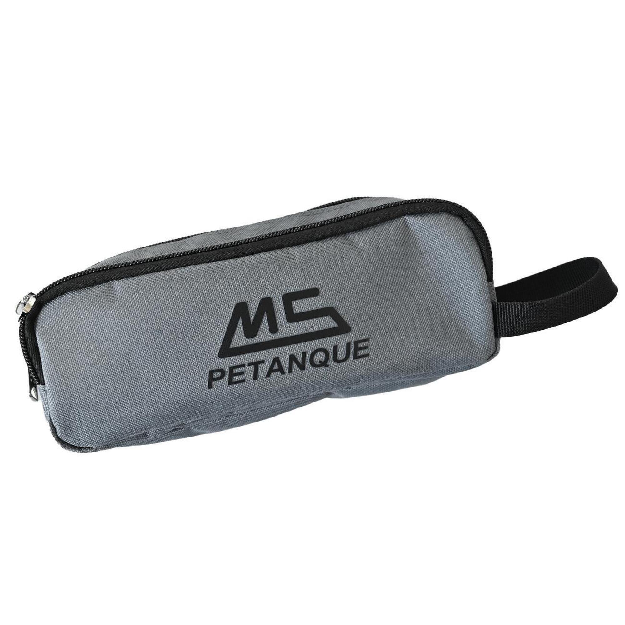 Ms Petanque - Pochette De Pétanque 3 Boules Ms Petanque Grise - Housse De Rangement - Gris - Decathlon