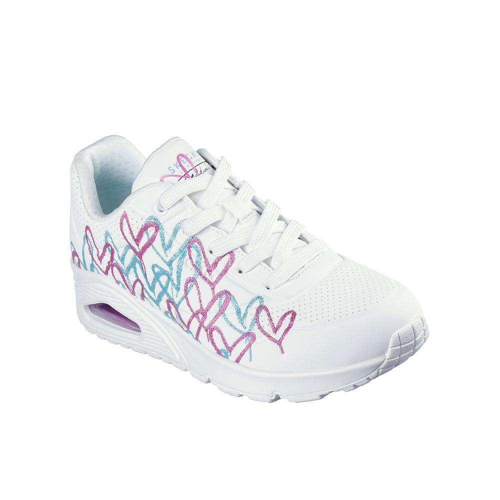 Zapatillas Skechers Mujer Uno - Golden Heart Blancas 2/4