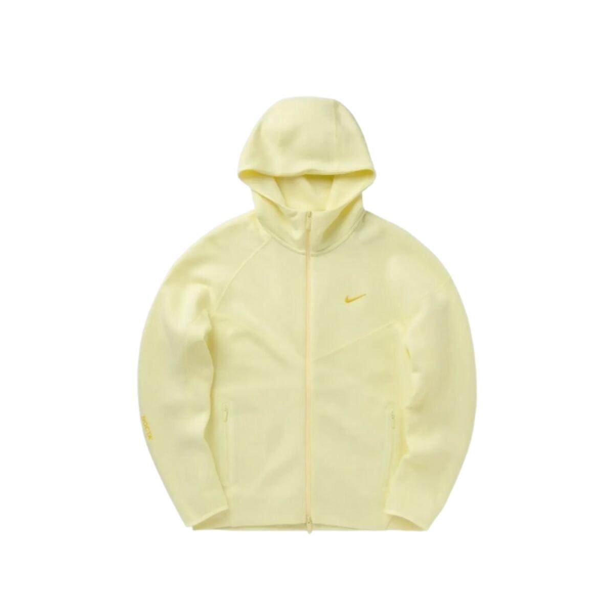 Nike - Tech Fleece Zip Hoodie Nocta Nrg Citron Tint Vivid Sulfur - Sweat-shirt - Jaune - L. - Decathlon