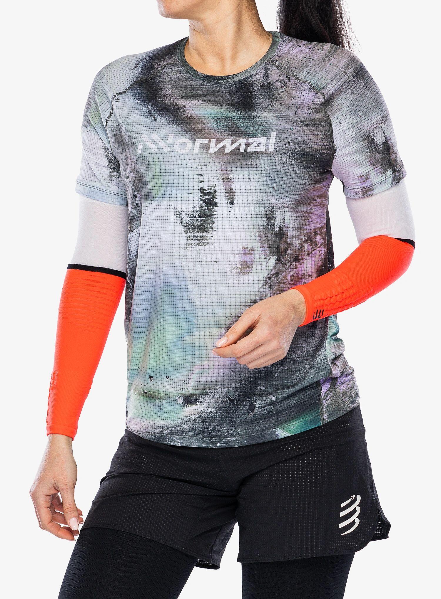 Compressport Armforce Manguitos Ultraligeros Blanco/Rojo 5/7