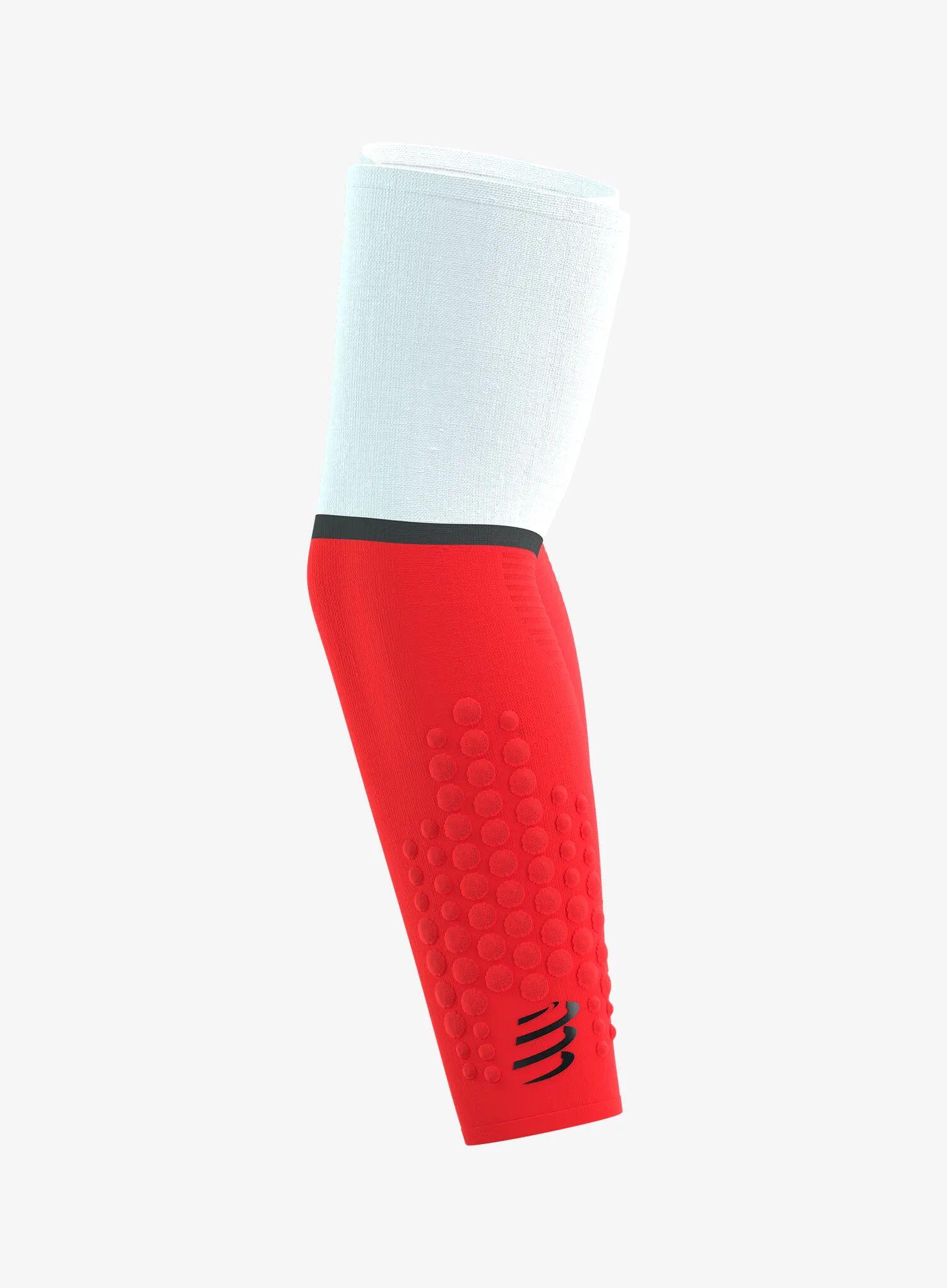 Compressport Armforce Manguitos Ultraligeros Blanco/Rojo 6/7