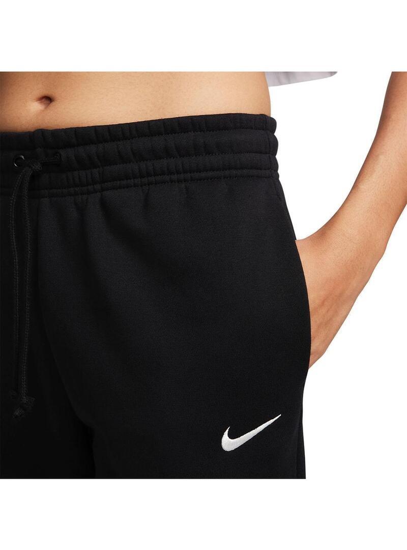 Pantalone da donna Nike Phoenix in fleece nero. 4/6
