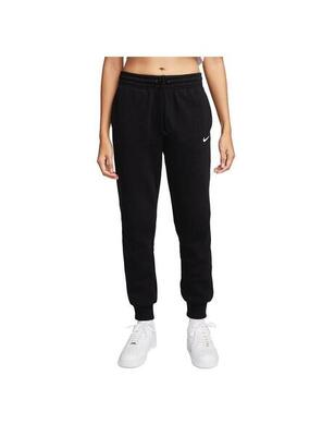 Pantalone da donna Nike Phoenix in fleece nero.