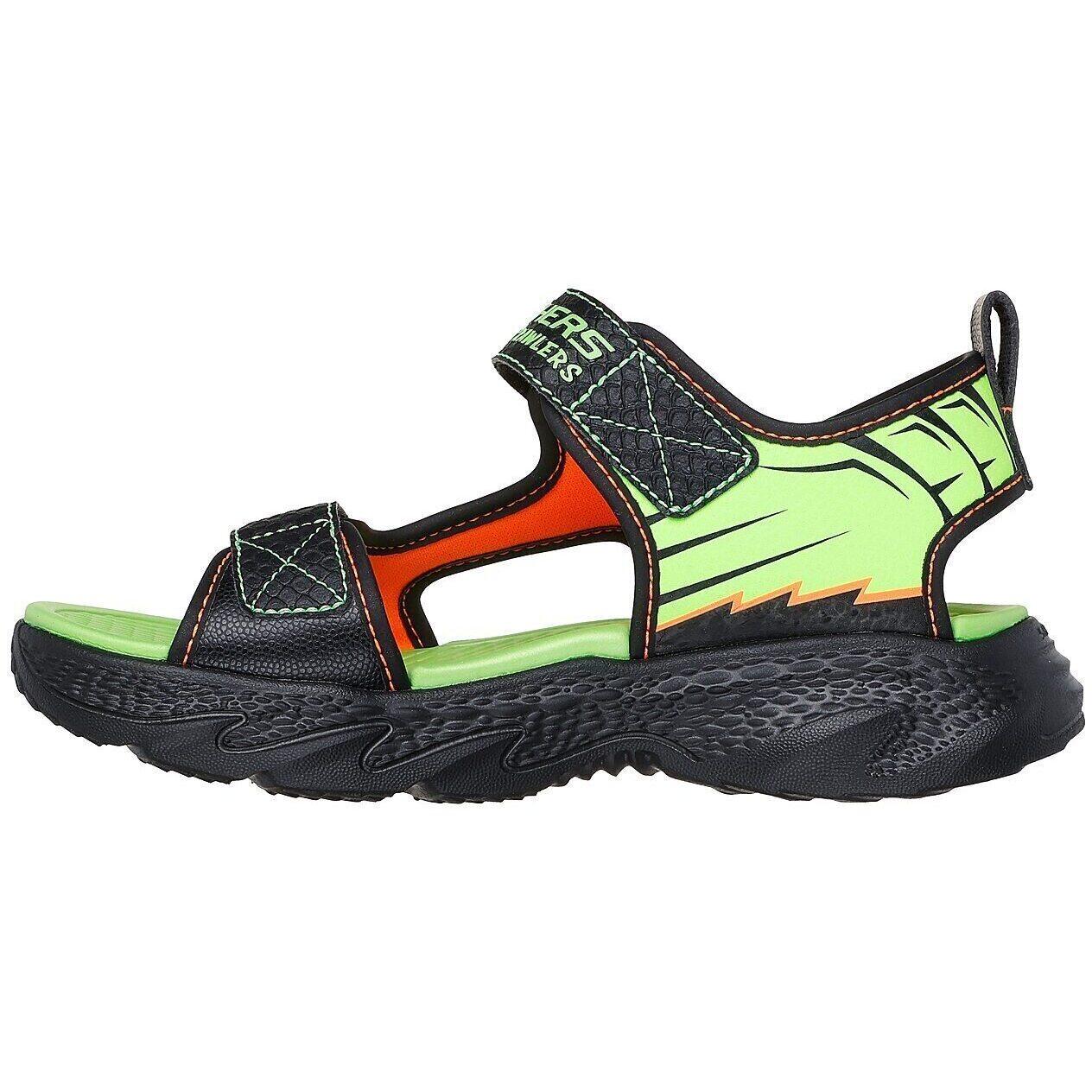 Chinelos Skechers Creature-splash-bugt, Verde, Crianças 3/5