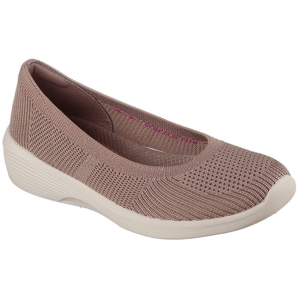 Balerini femei Skechers Arya - Fancy You, Maro