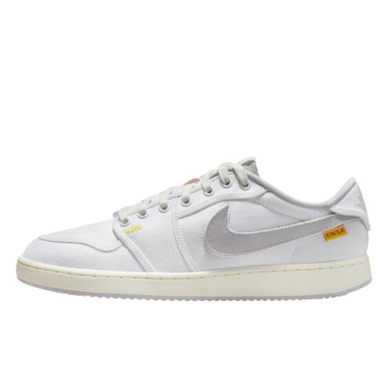 Scarpe 1 Low Retro AJKO SP Union White Canvas