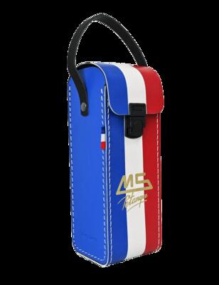 Etui voor petanqueballen blauw wit rood