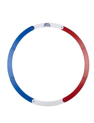 Cercle de pétanque pliant MS Pétanque - bleu, blanc, rouge