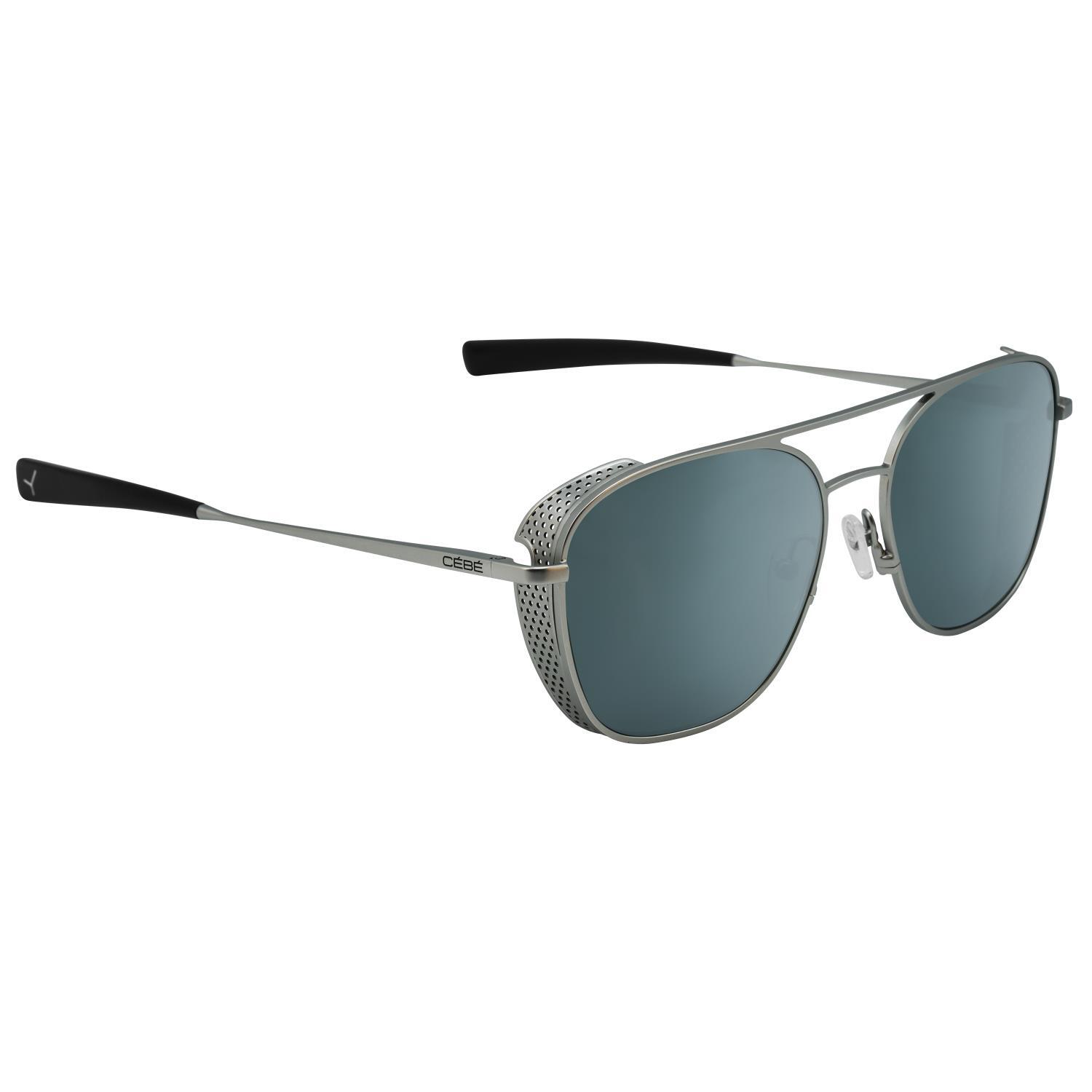 CÉBÉ Matt Silver Evasion Caravan Silver Mirror Cat 3 Sunglasses