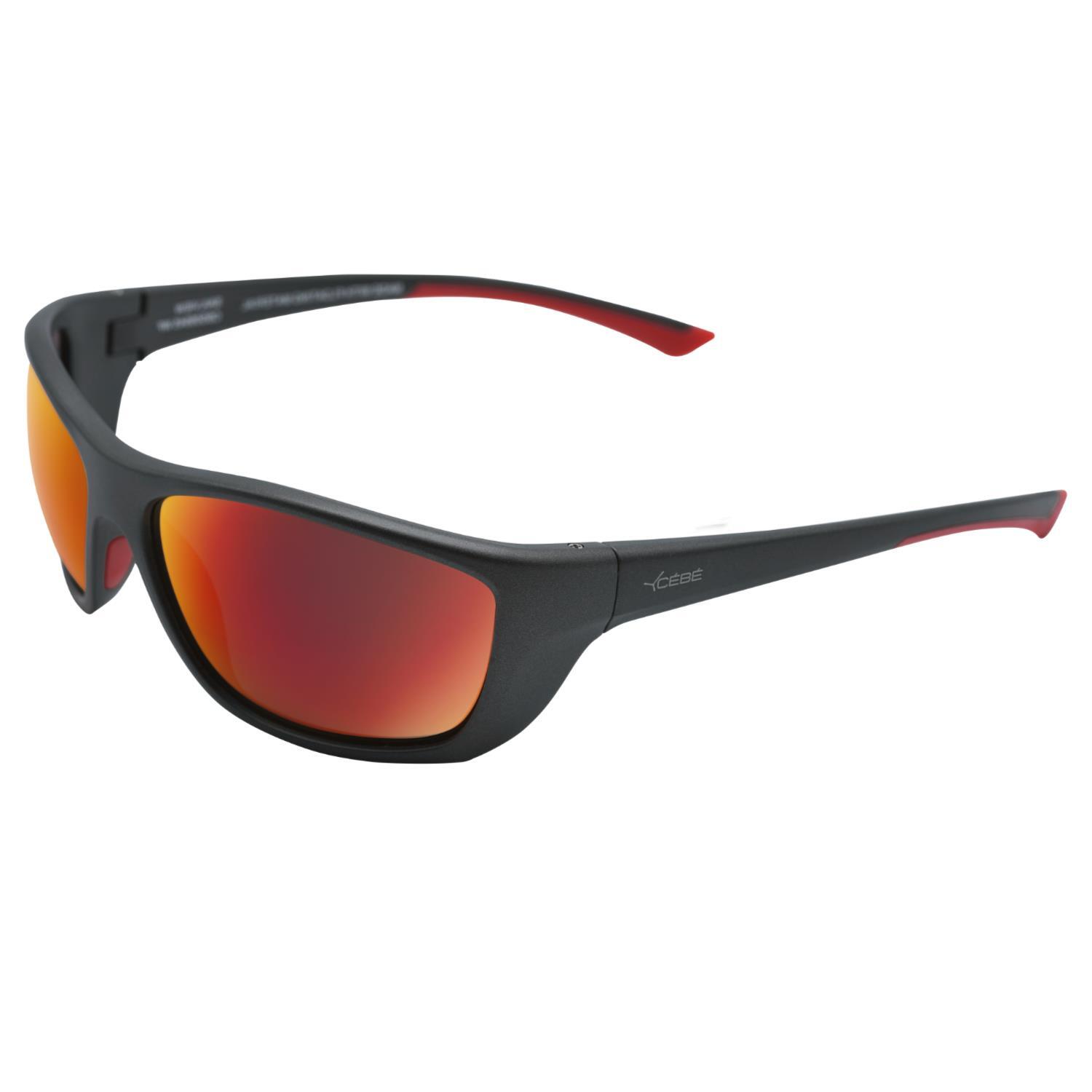 CÉBÉ Matt Grey Sailview Red Mirror Polarised Cat 3 Floating Watersports Sunglasses