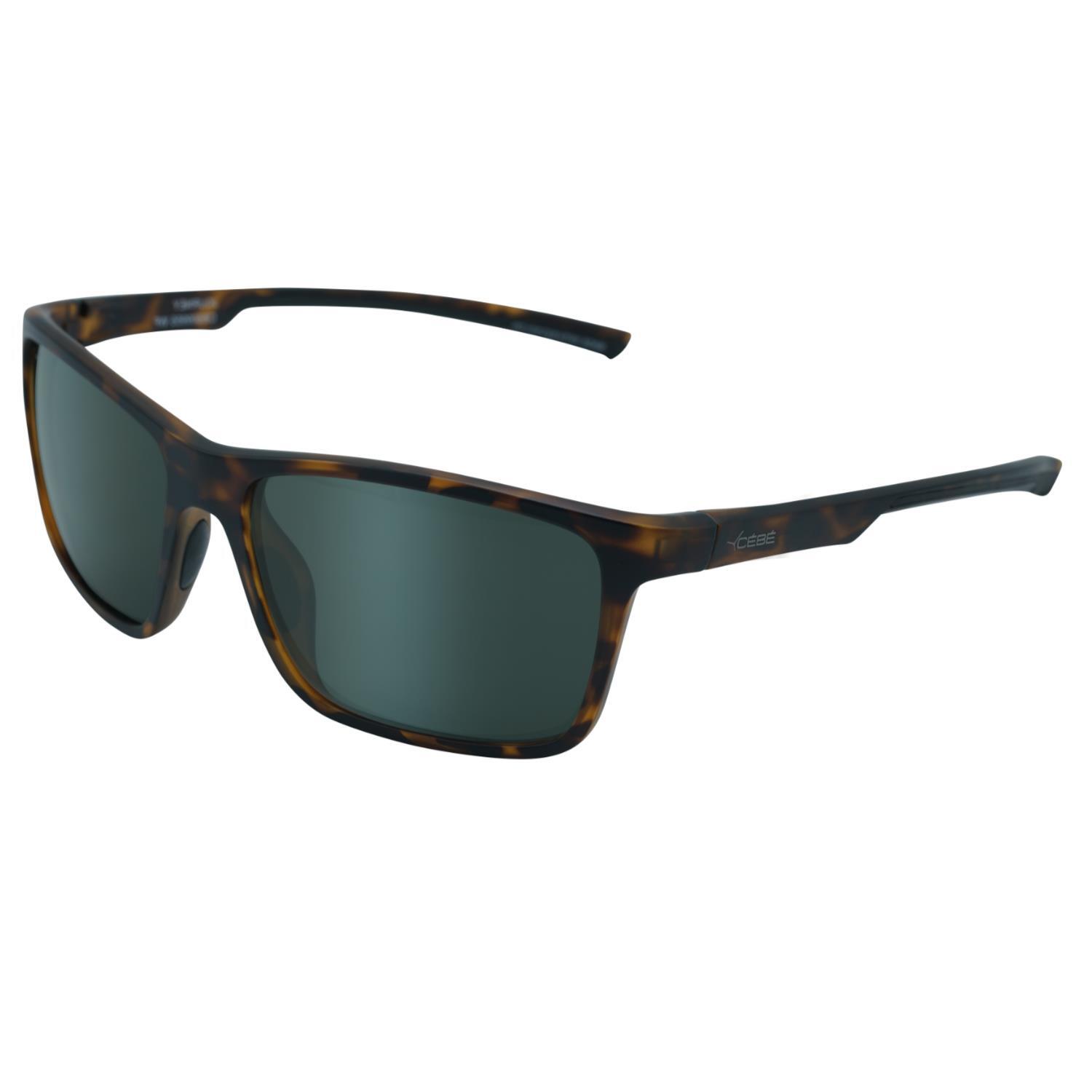 CÉBÉ Matt Tortoiseshell Journey Green Polarised Cat 3 Watersports Sunglasses
