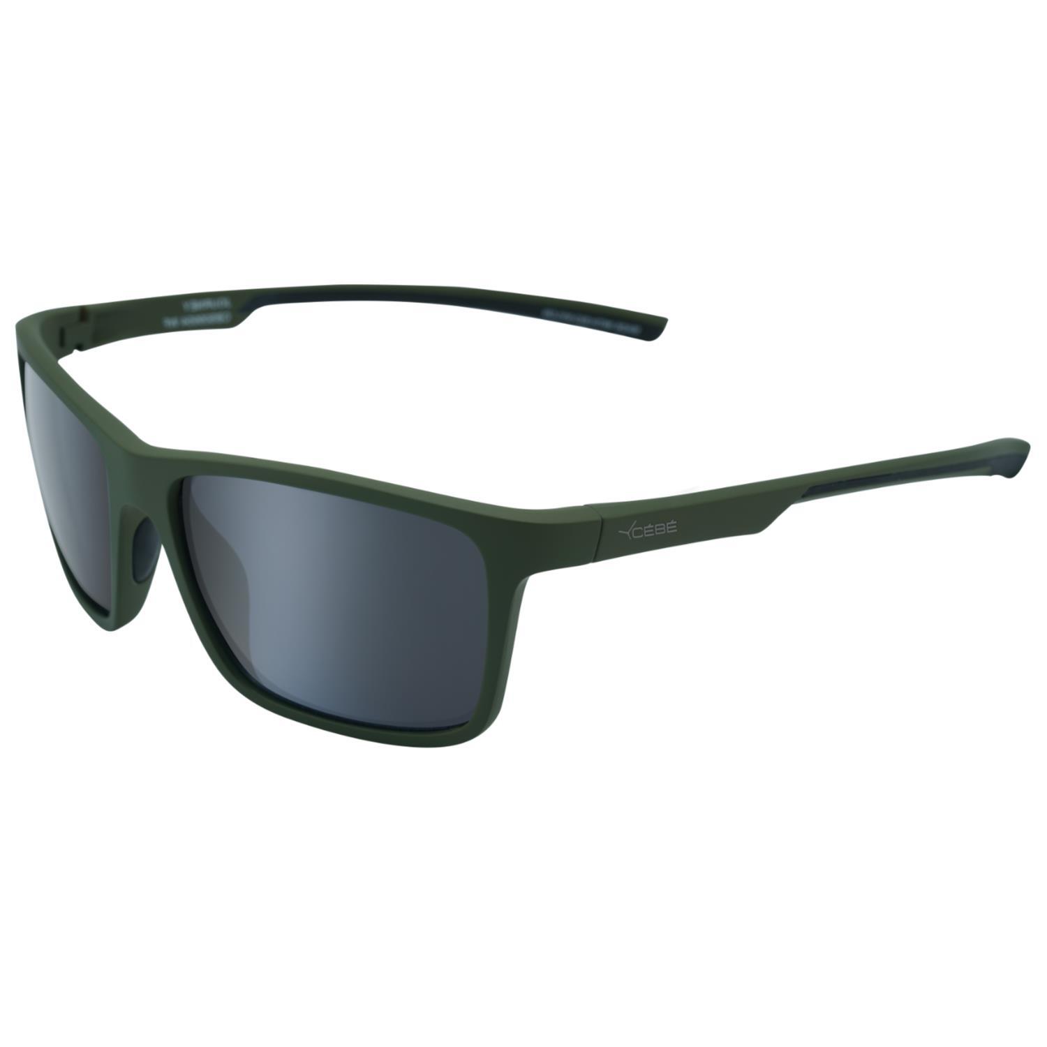 CÉBÉ Matt Army Green Journey Grey Polarised Cat 3 Watersports Sunglasses