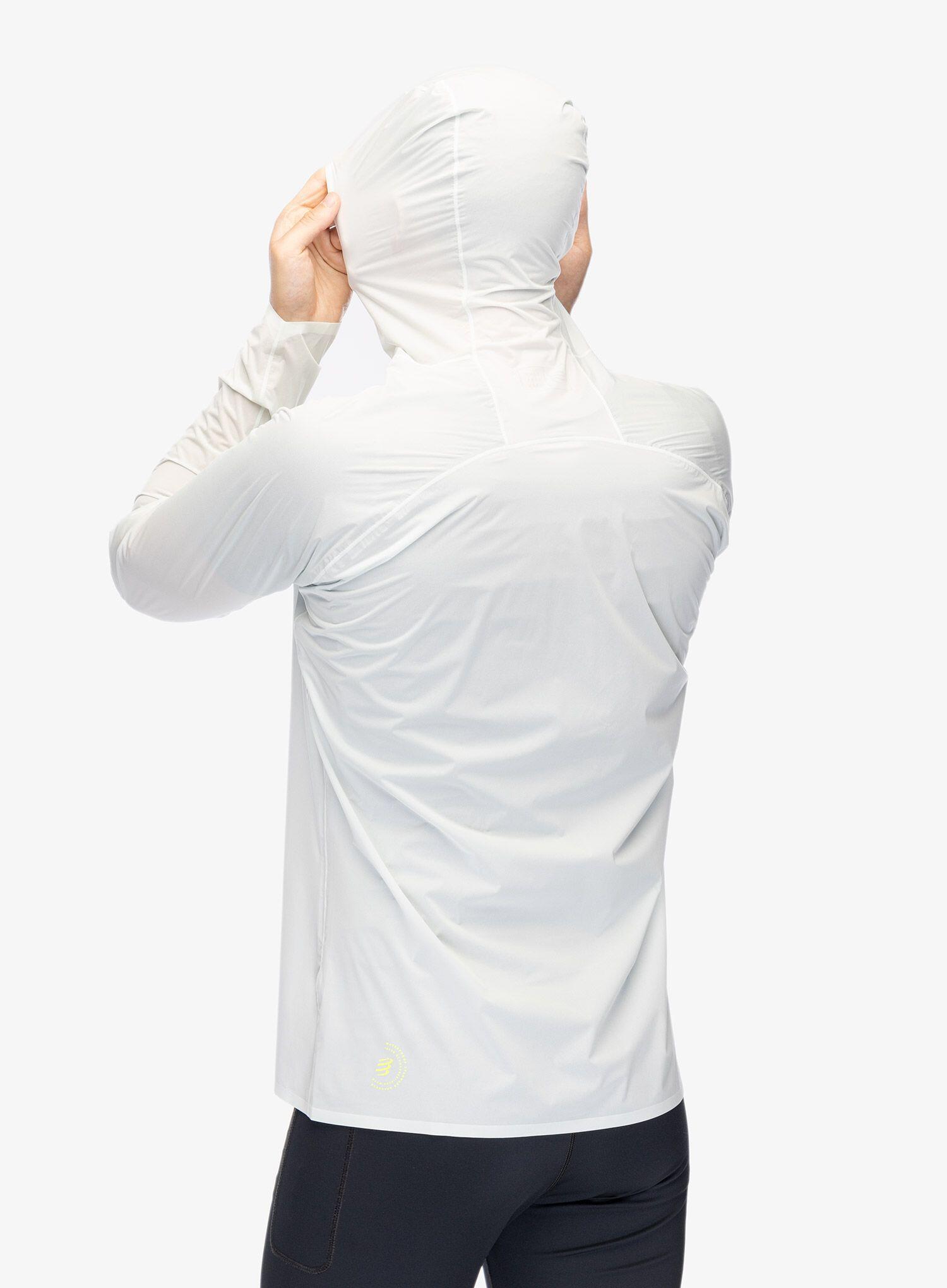 Chaqueta Compressport Hurricane Waterproof 10/10 Mujer Gris 6/6