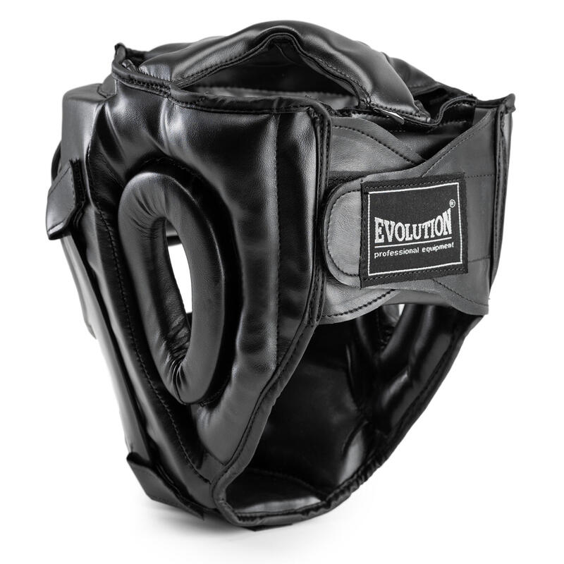 Cască box Evolution OG-210 cu grilaj, piele sintetică, unisex