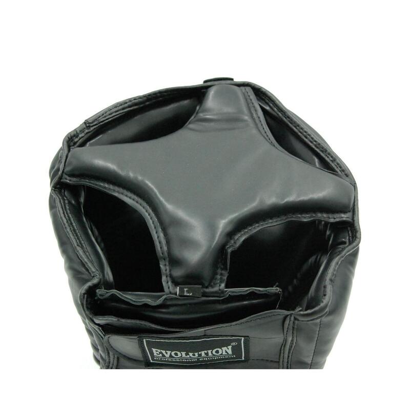 Cască box Evolution OG-210 cu grilaj, piele sintetică, unisex