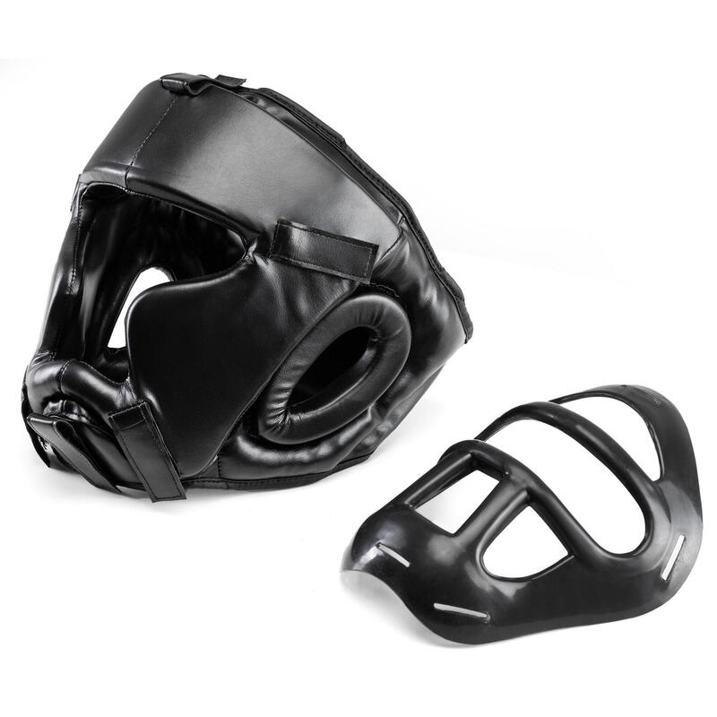 Cască box Evolution OG-210 cu grilaj, piele sintetică, unisex