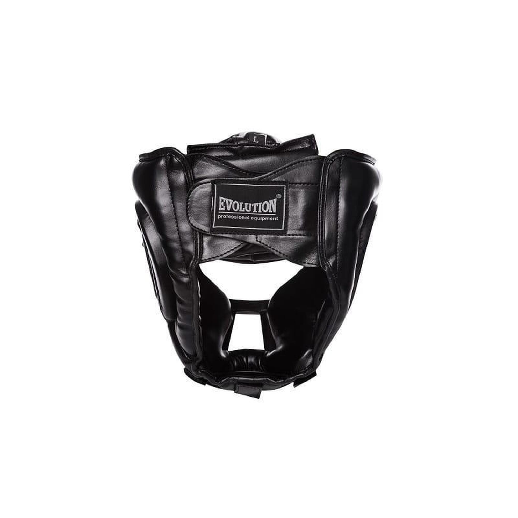 Cască box Evolution OG-210 cu grilaj, piele sintetică, unisex