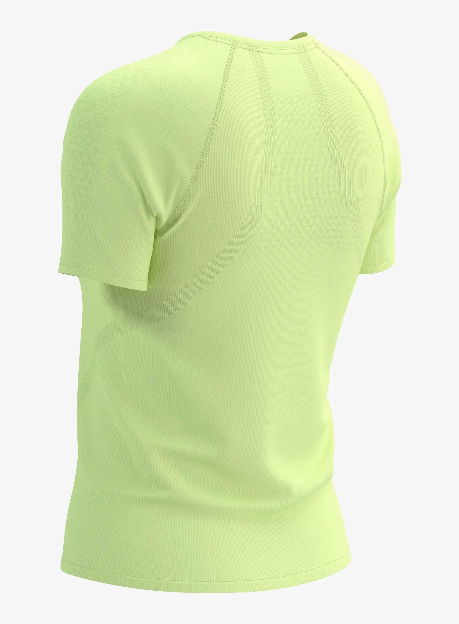 Maillot de manga corta Compressport Trail Racing Verde Mujer 6/7