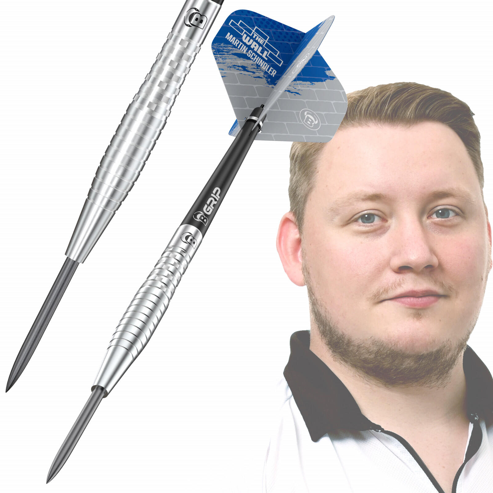 BULL'S Martin Schindler Generation 2 Steeldart, 21g., 90% Tungsten 21gr 2/4