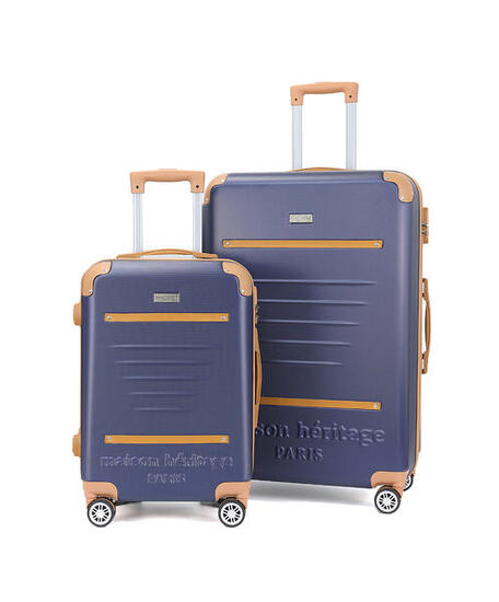 Ensemble De 2 Valises Valises M/L Trocadero Bleu Marine