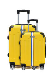 Set de 2 valises M+L Rivoli Moutarde