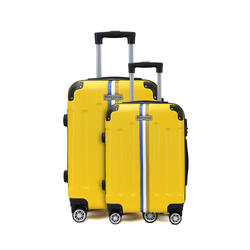 Set de 2 valises M+L Rivoli Moutarde