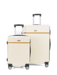 Set de 2 valises M+L Odeon Creme