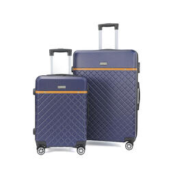 Ensemble de 2 valises S+L Odeon Bleu Marine