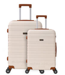 Ensemble De 2 Valises Valises M/L Madeleine Creme