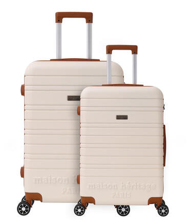 Ensemble De 2 Valises Valises M/L Madeleine Creme