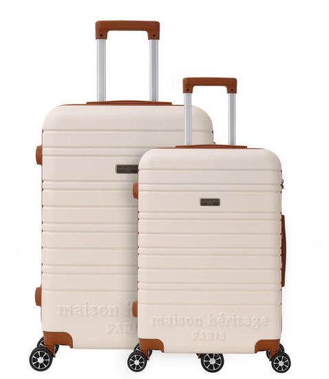 Ensemble De 2 Valises Valises M/L Madeleine Creme
