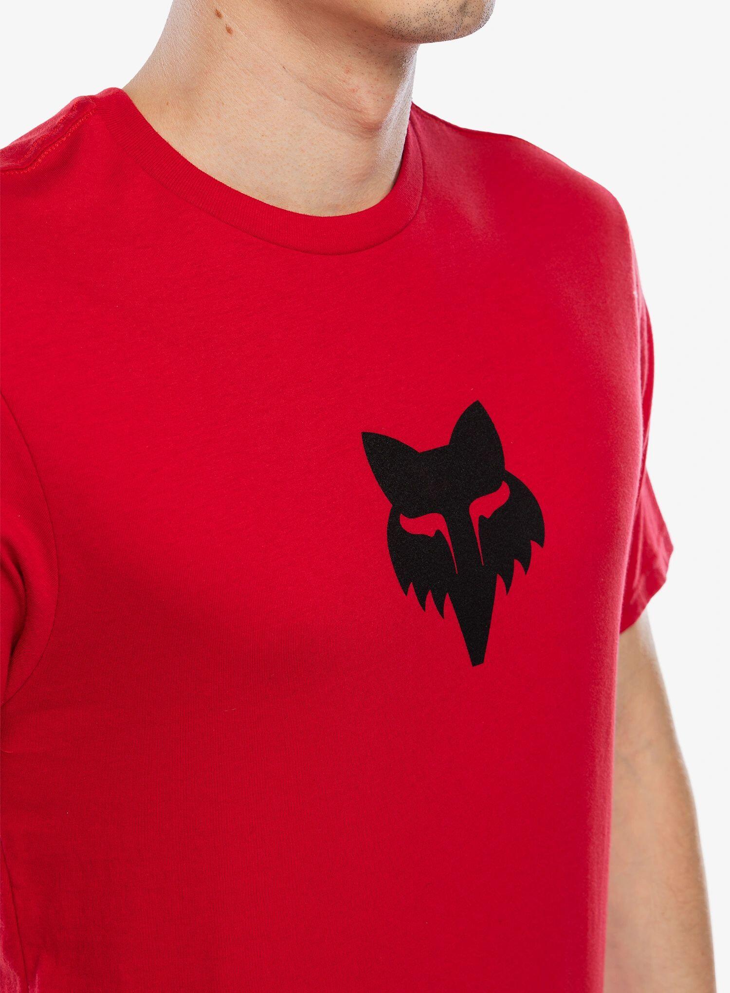 T-shirt Fox Head Premium Rouge 4/4