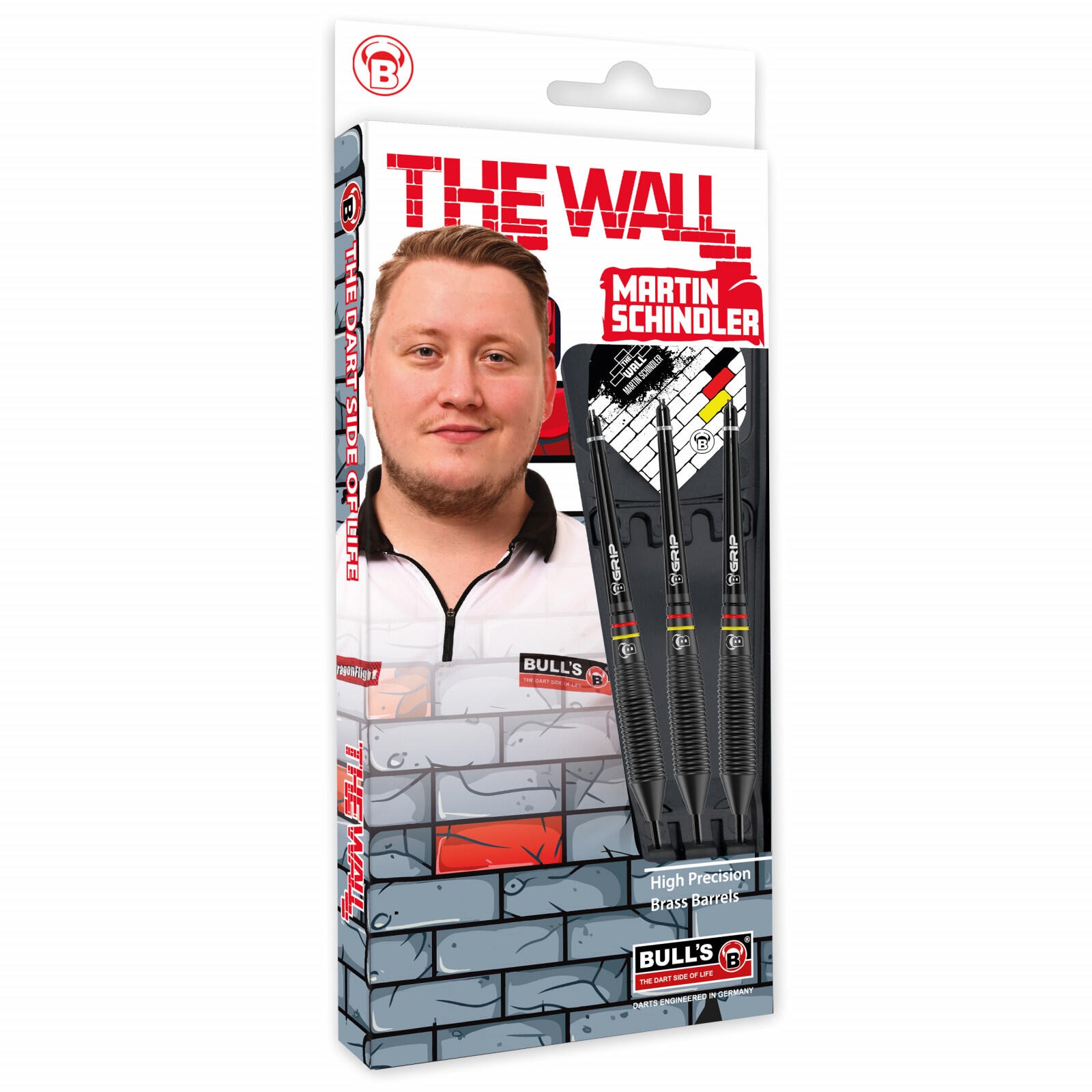 BULL'S Martin Schindler Black Brass Steeldart, 23g. 23gr 3/3