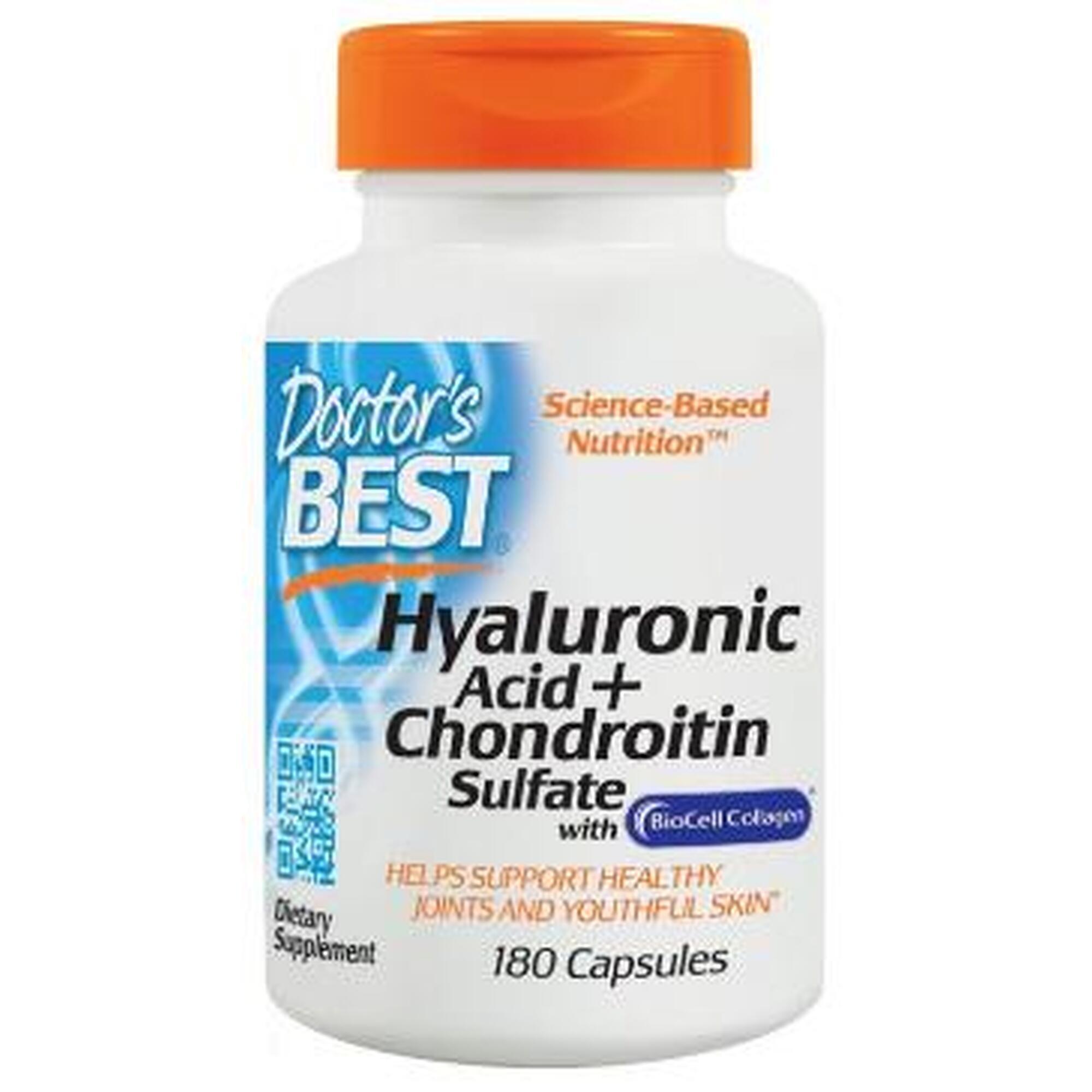 Doctor's Best Hyaluronic Acid + Chondroitin Sulfate with BioCell Collagen