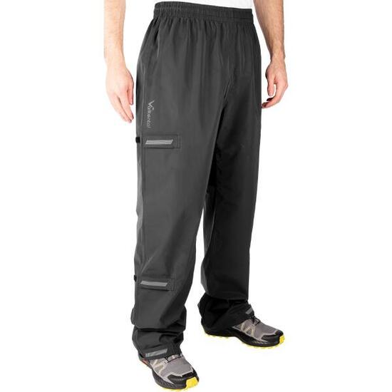 Pantaloni antipioggia definitivi per ciclisti neri riflettenti