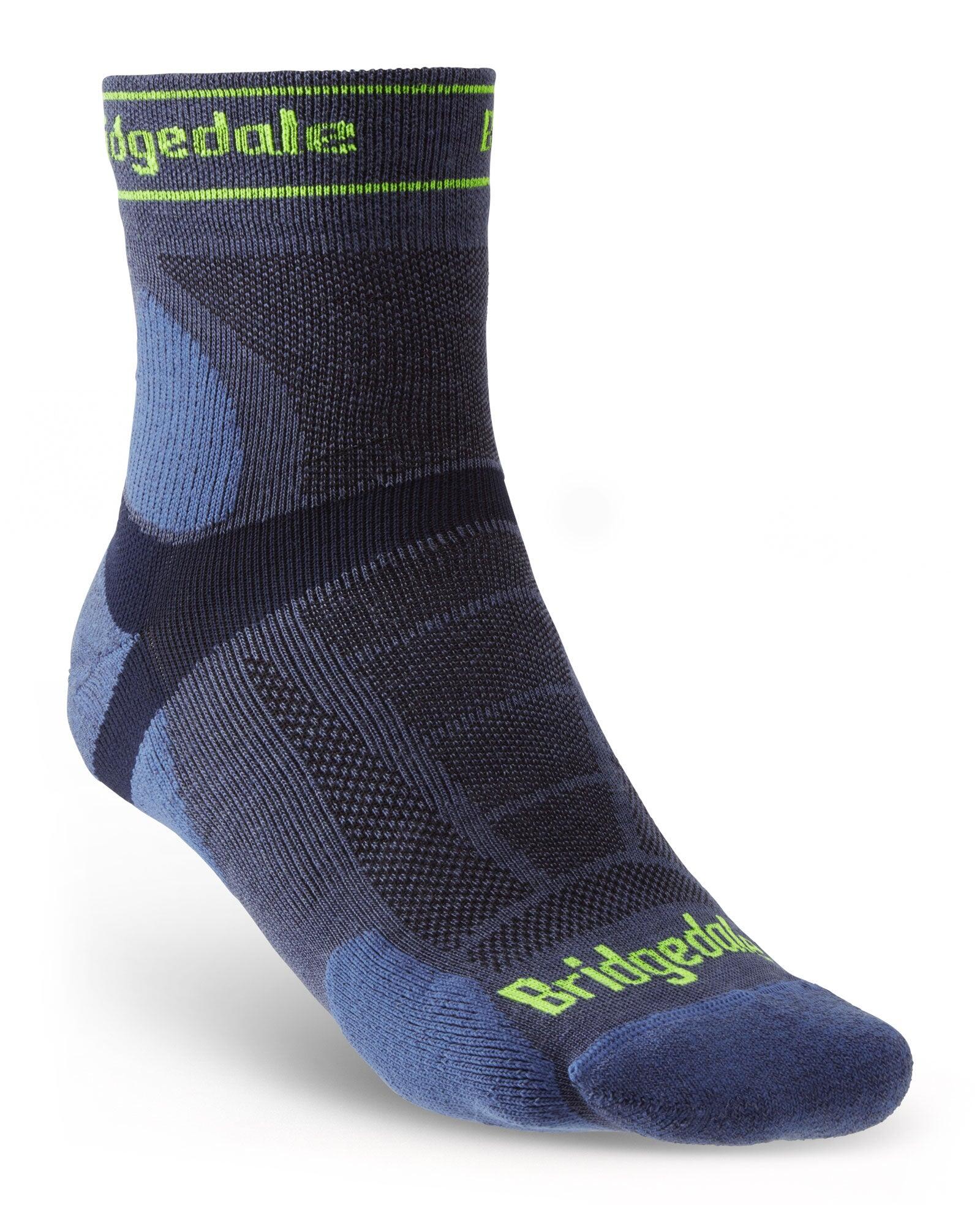 BRIDGEDALE Bridgedale Men's Ultra-Lightweight T2 Merino Run Mini-Crew Socks