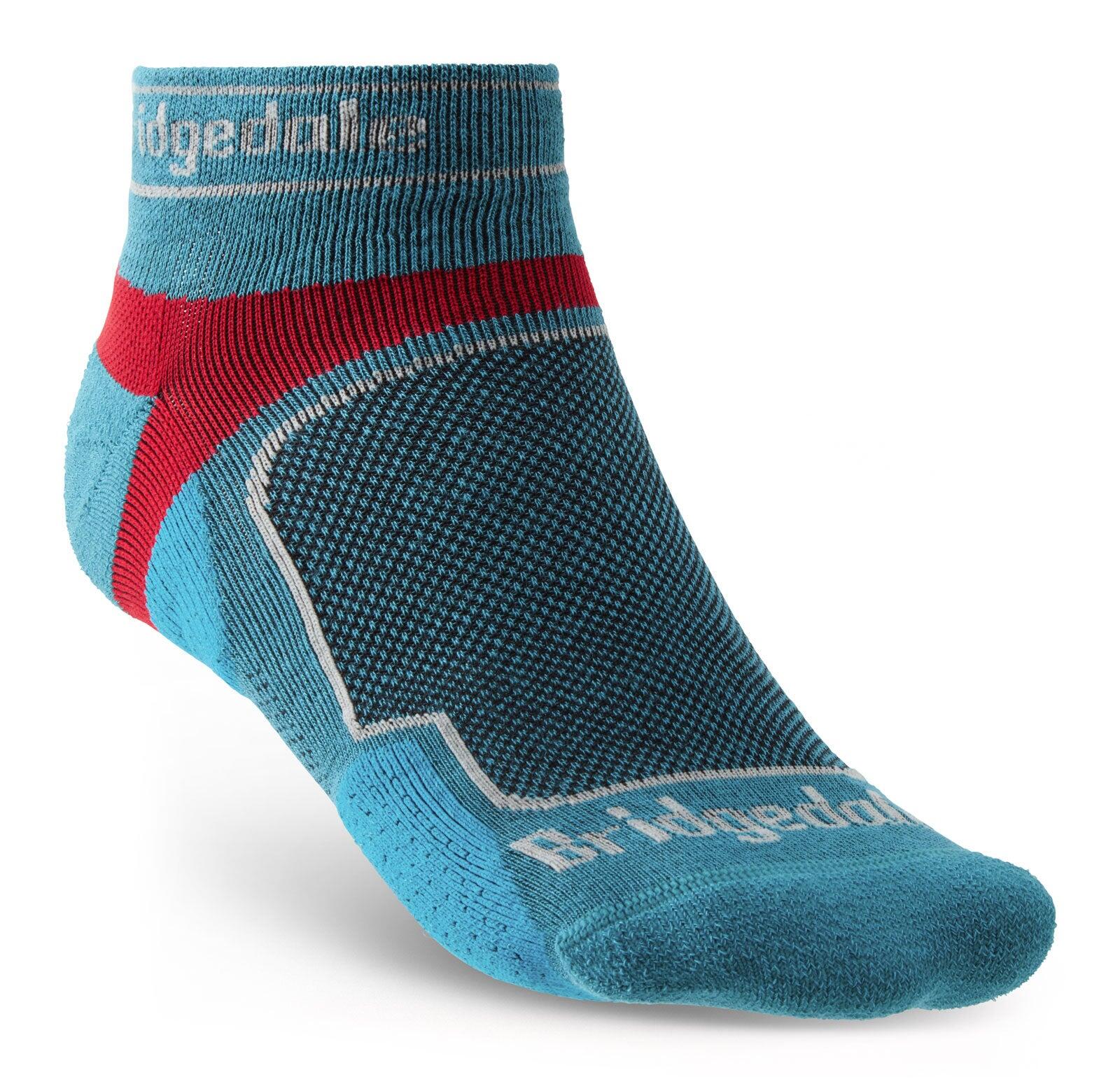 BRIDGEDALE Skarpety męskie ULTRALIGHT T2 COOLMAX SPORT LOW blue-L 1/5