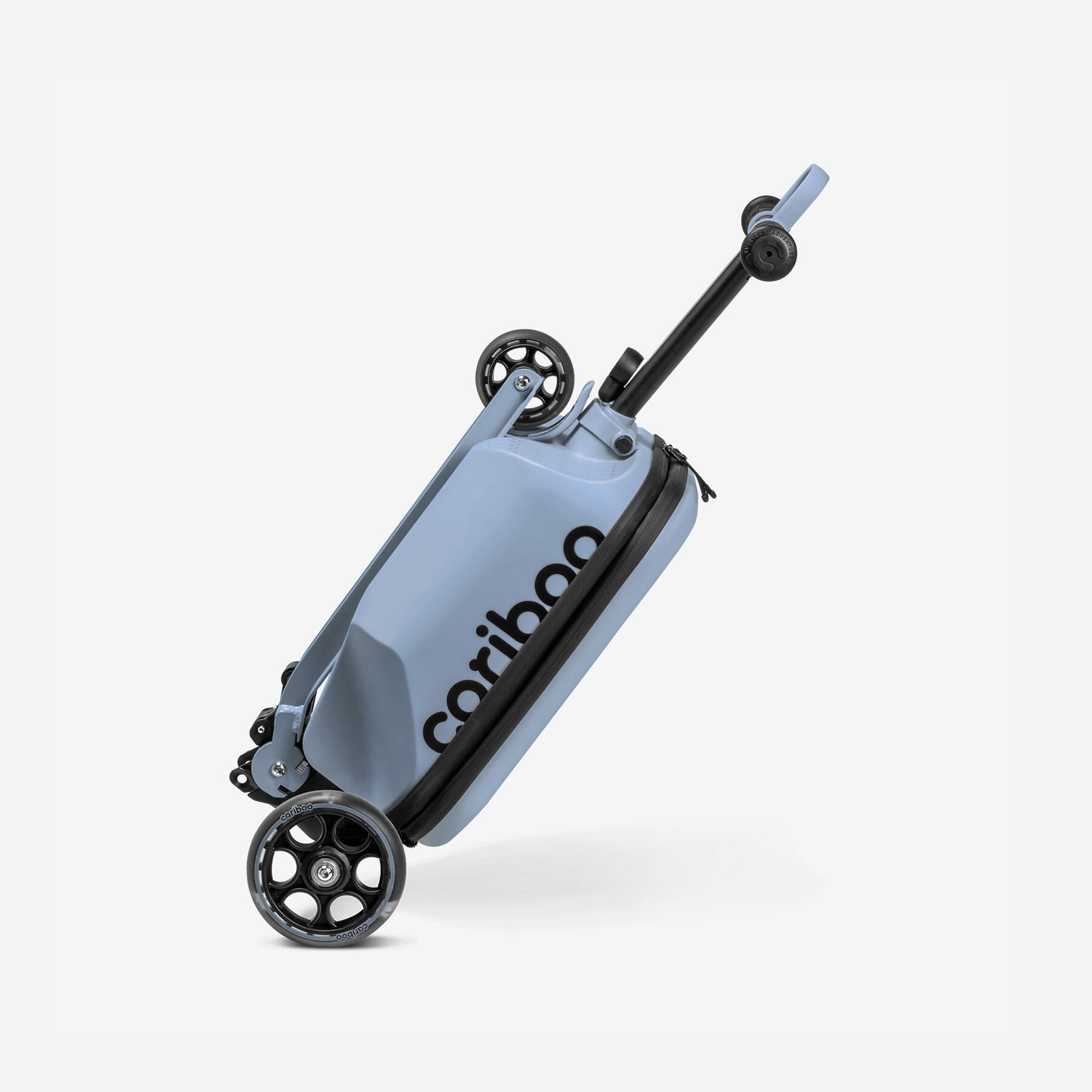 Trotinete de três rodas com mala Cariboo iTravel (azul) -4969 6/8