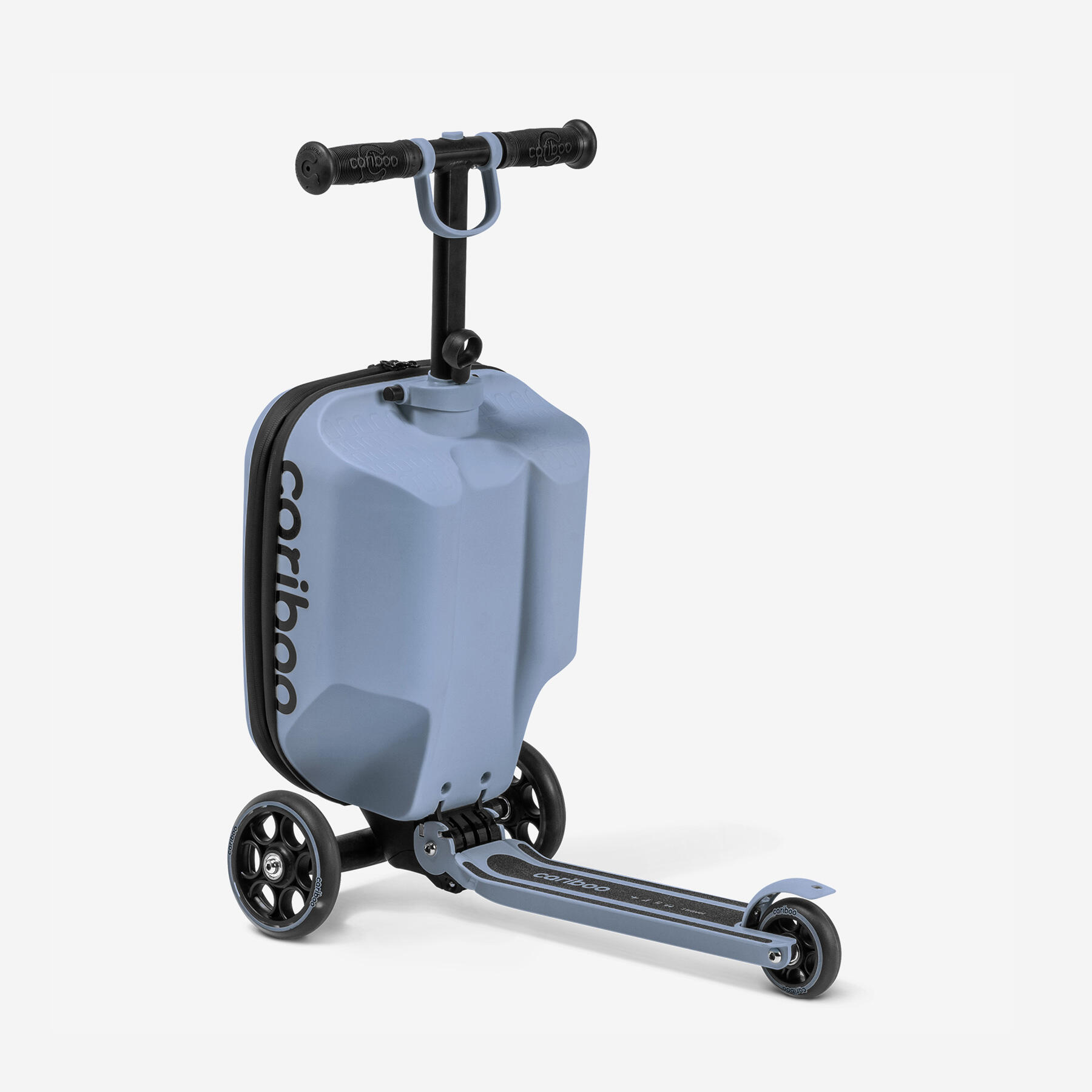 Trotinete de três rodas com mala Cariboo iTravel (azul) -4969 7/8